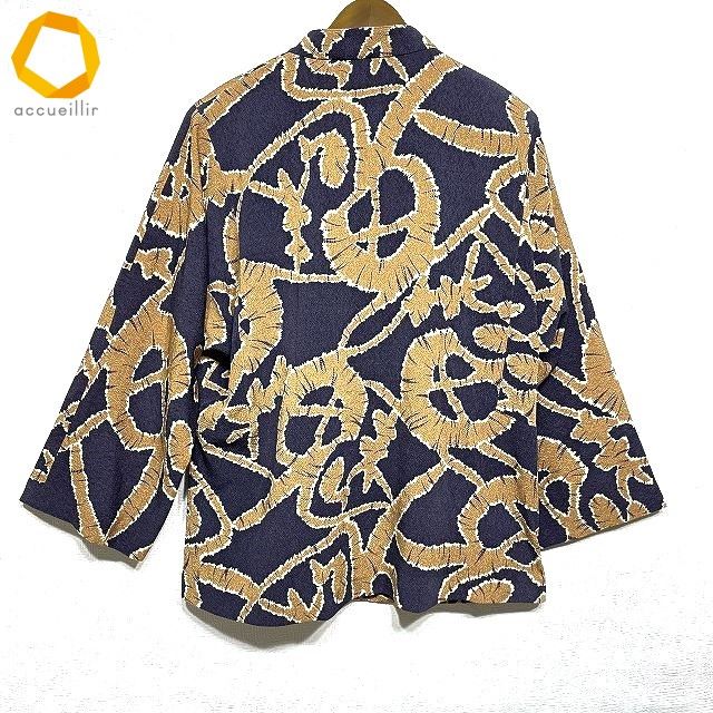 anc シセンドウ 詩仙堂 カットソー 紫 茶 ドルマン ちりめん レディース 975209