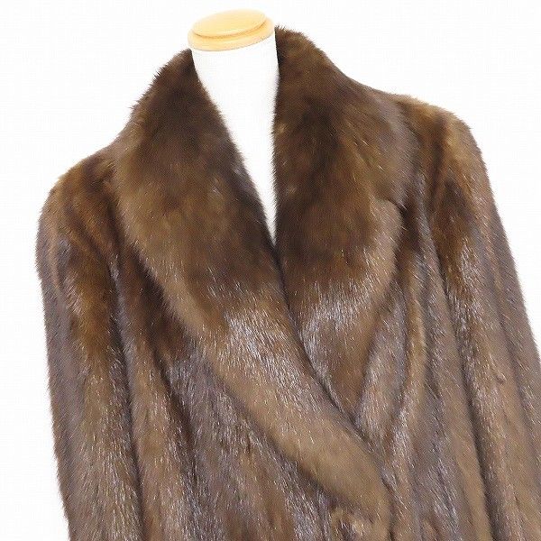 wnc ビスカルディ VISCARDI ソボル SOBOL 毛皮コート 茶 ロシアン