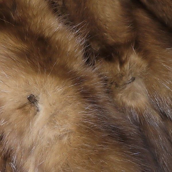 wnc ビスカルディ VISCARDI ソボル SOBOL 毛皮コート 茶 ロシアン