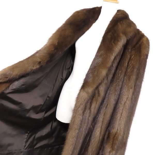 wnc ビスカルディ VISCARDI ソボル SOBOL 毛皮コート 茶 ロシアン