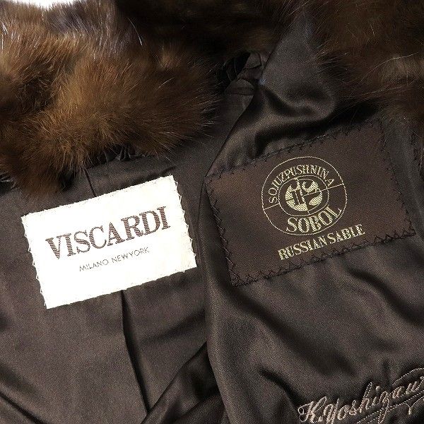 VISCARDI SOBOL ビスカルディ　ロシアンセーブル　三越　最高級毛皮 VISCARDI SOBOL ビスカルディ ロシアンセーブル 三越 最高級毛皮