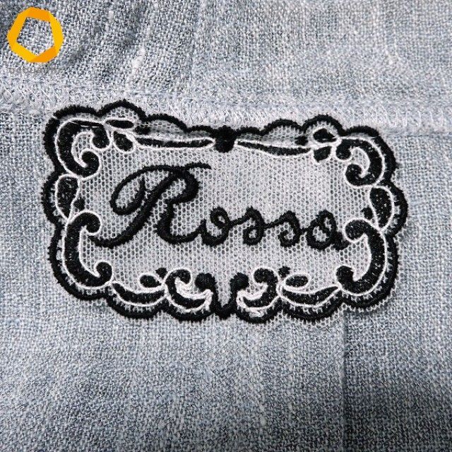 snc インポートロッサ import Rossa カーディガン 46 レース 長袖 麻