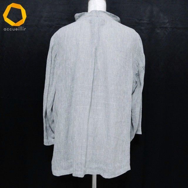 snc インポートロッサ import Rossa カーディガン 46 レース 長袖 麻