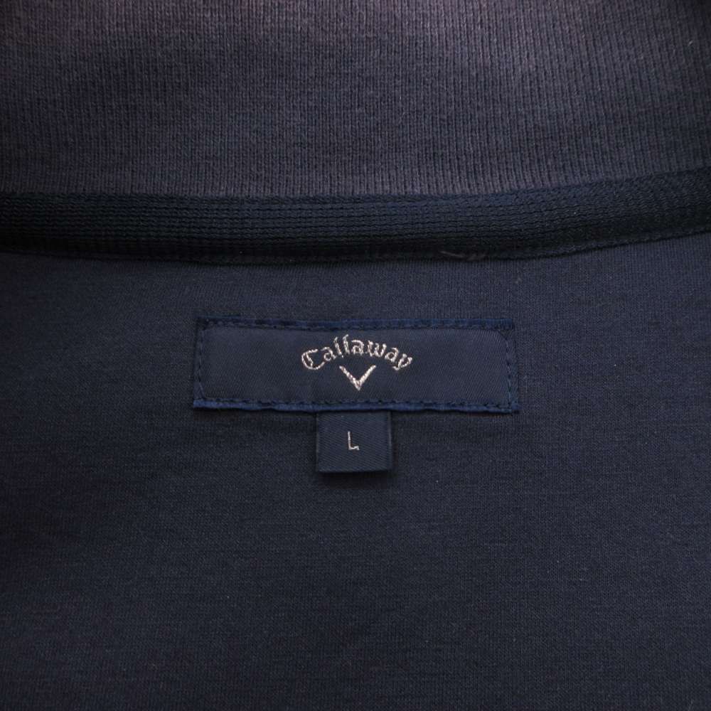キャロウェイ CALLAWAY ジャケット ブルゾン L ジップアップ 紺