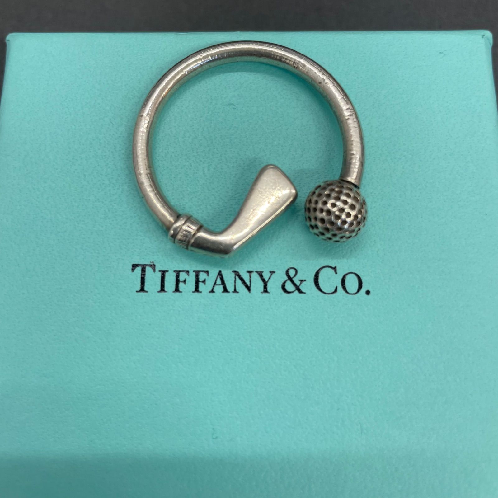 TIFFANY&Co. ティファニー キーリング ゴルフ シルバー 管理番号SB966