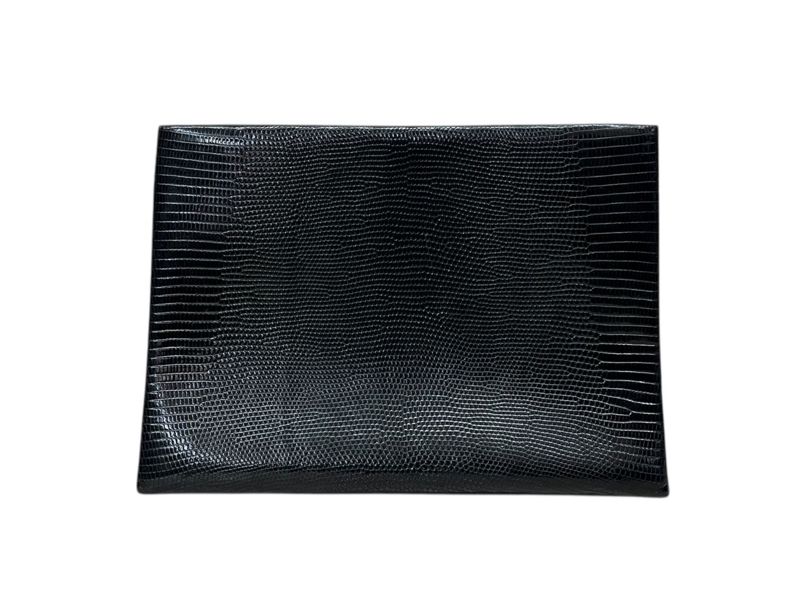 YVES SAINT LAURENT イヴサンローラン クラッチバッグ レザー ブラック ゴールド レディース 199