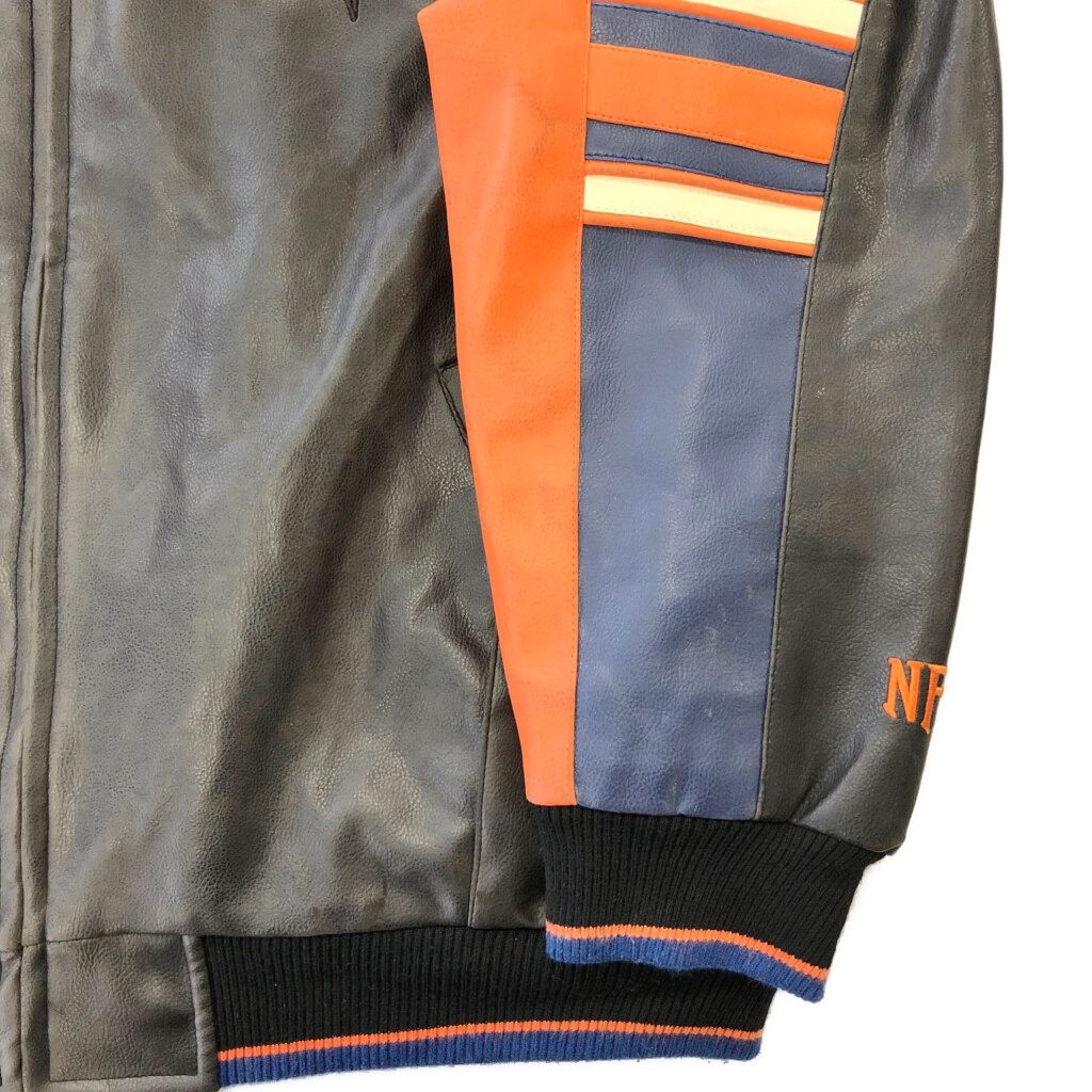 NFL デンバー・ブロンコス フェイクレザー スタジアムジャケット プロ