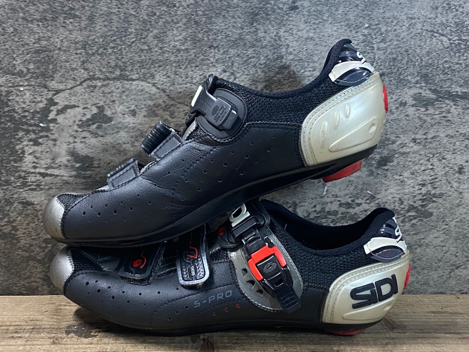 JS021 シディ SIDI S-PRO ビンディングシューズ SPD-SL 黒 EU44 - メルカリ