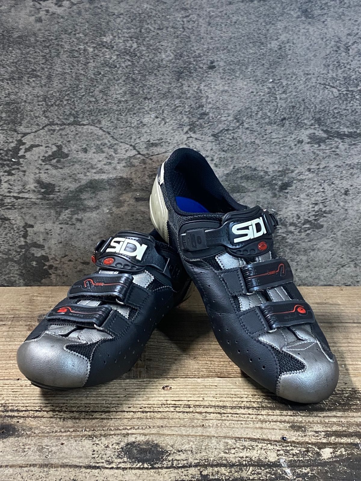 SIDI ビンディングシューズ 青/黒 JR969 シディ SIDI ZETA ビンディングシューズ 3穴 青 EU42 1/2 - メルカリ