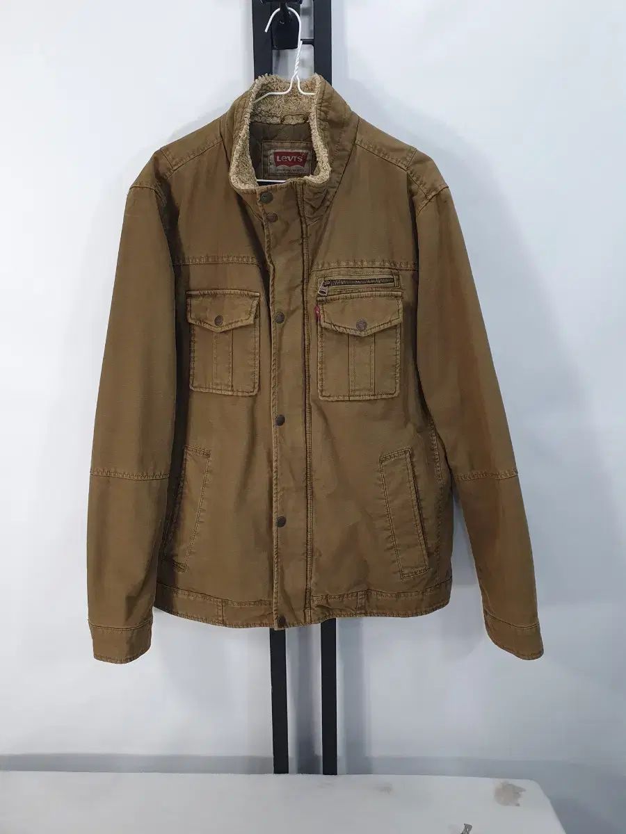 リーバイス シェルパ デザート トラッカー キルティング裏地 ジャケット ベージュ