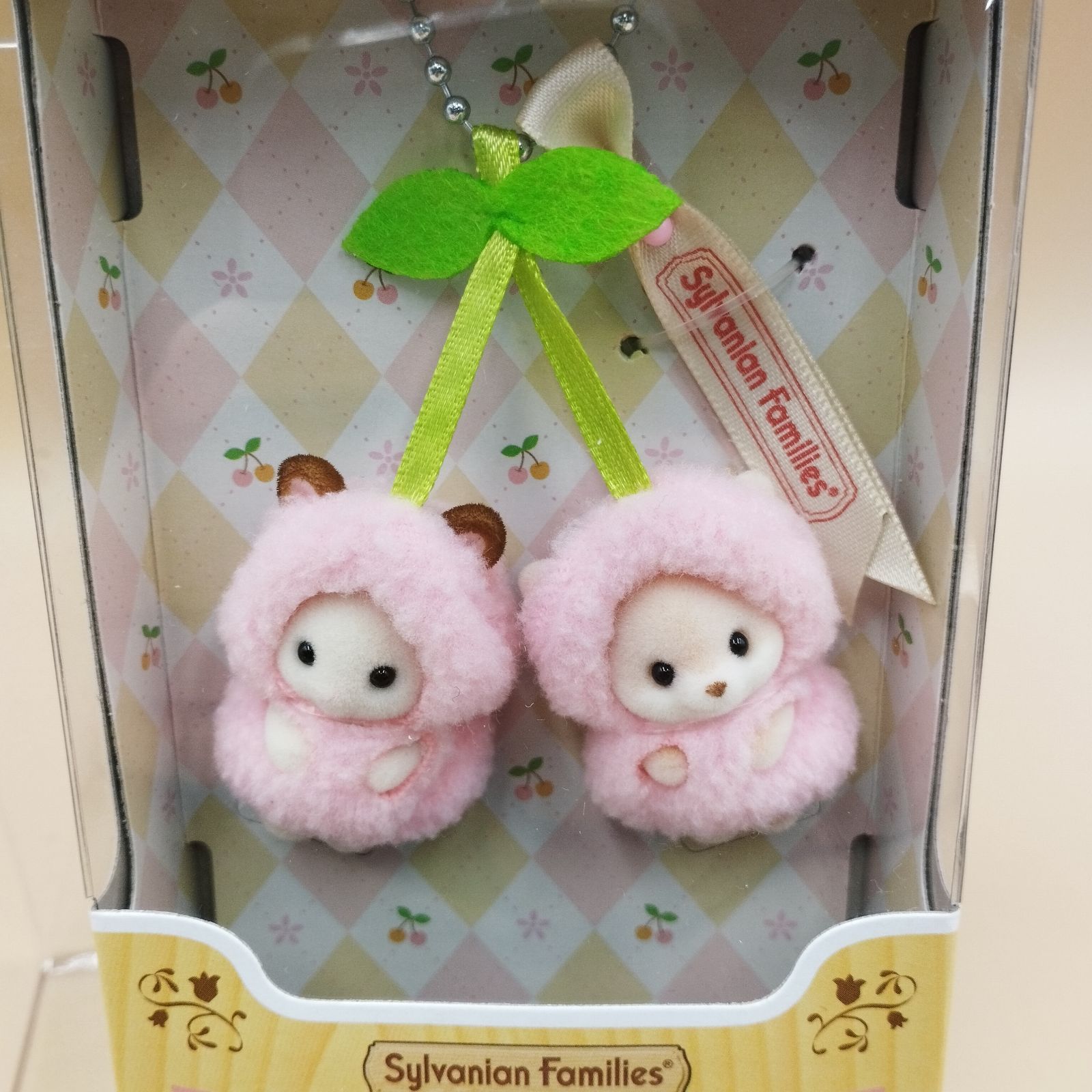 D9484】シルバニアファミリー 赤ちゃん さくらんぼ キーチェーン