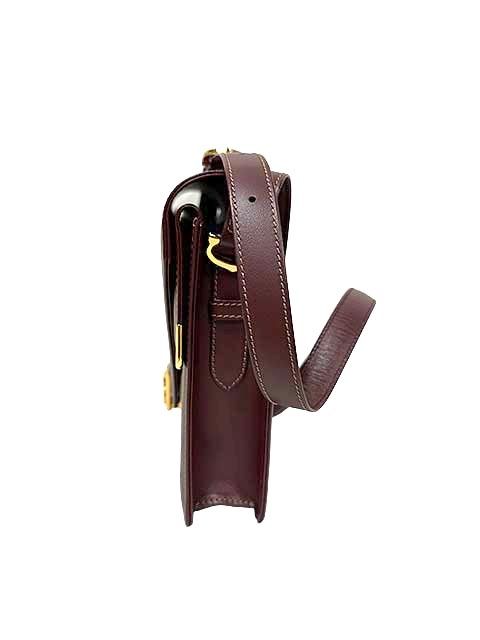 中古】Cartier カルティエ バッグ ショルダーバッグ レザー