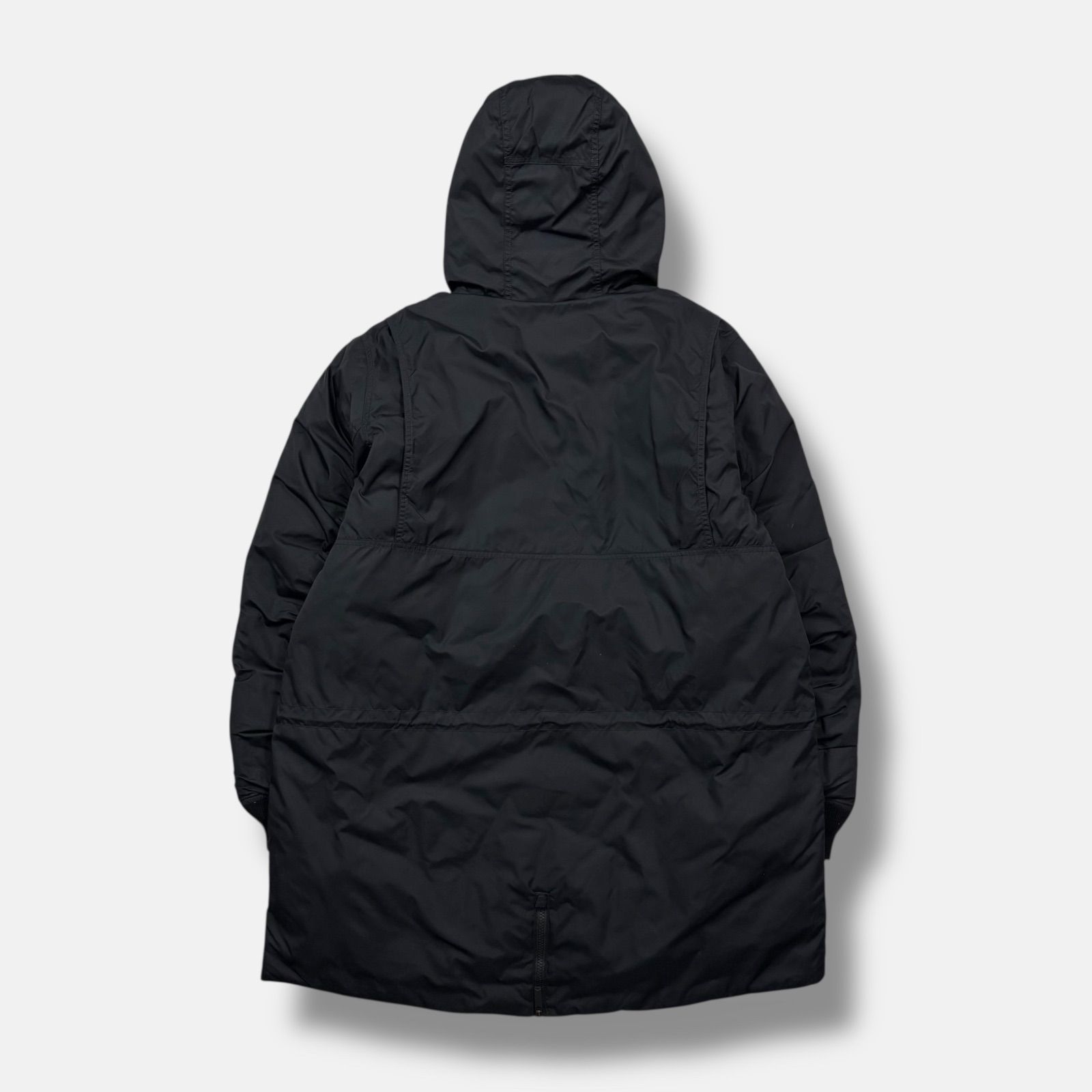 NIKE AIR JORDAN ロングダウンジャケット ブラック XL - メルカリ