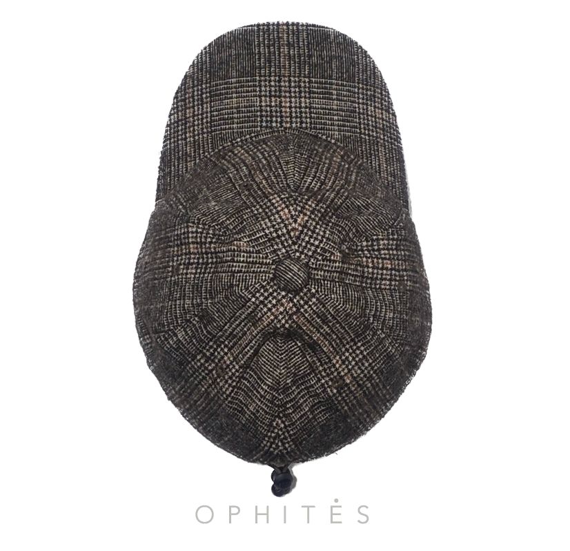 OPHITES SANCTUM PRINCE OF WALES CHECK 6 P CAP BROWN