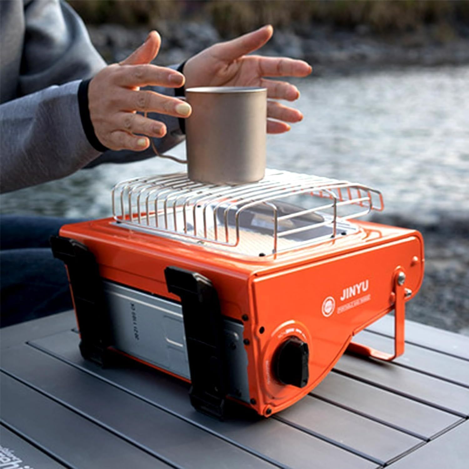 2025新型 カセットガスストーブ ヒーター 1台2役【火力調節・角度調節