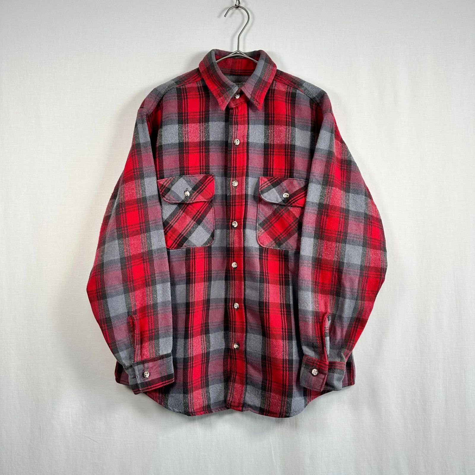 M Levi s Flannel Checked Shirt ALASKA RED