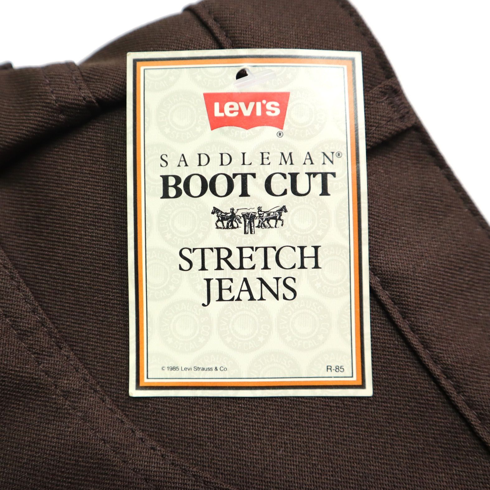 デッドストック 80s LEVIS リーバイス 517 スタプレ パンツ 茶色