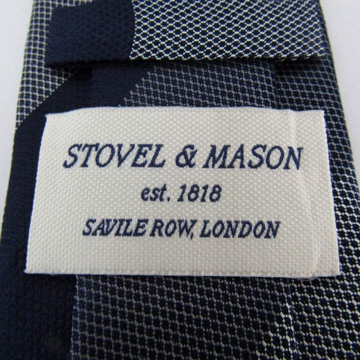 ストーベルアンドメイソン ブランド ネクタイ サビルロウ ストライプ柄