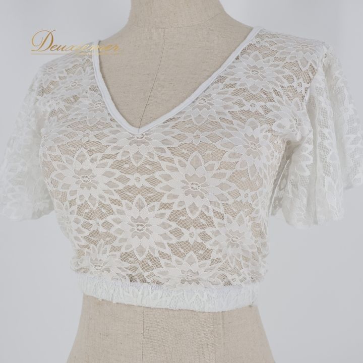 ベリーダンス 衣装 上下セット ホワイト系 レッスン 練習 白 爽やか