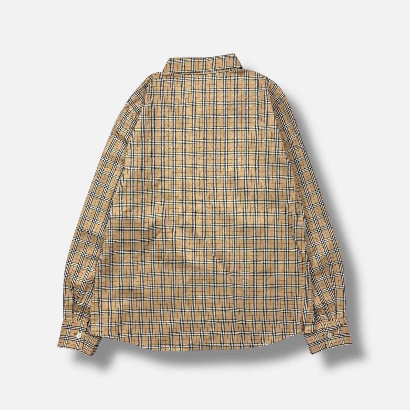 BURBERRY GOLF ノバチェックシャツ ベージュ系 L - メルカリ