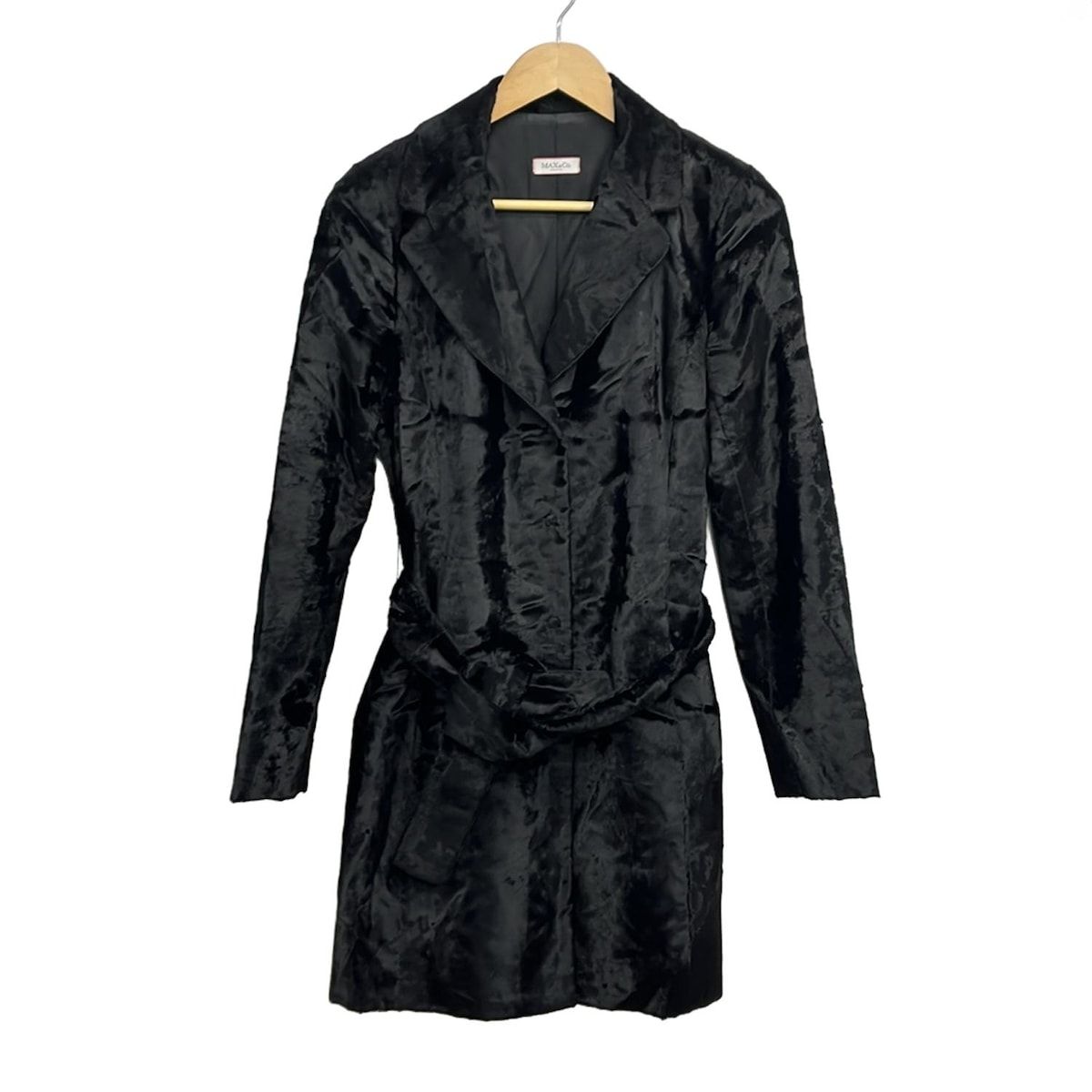 MAX&CO.(マックス&コー) コート サイズ42 M レディース美品 - 黒 長袖
