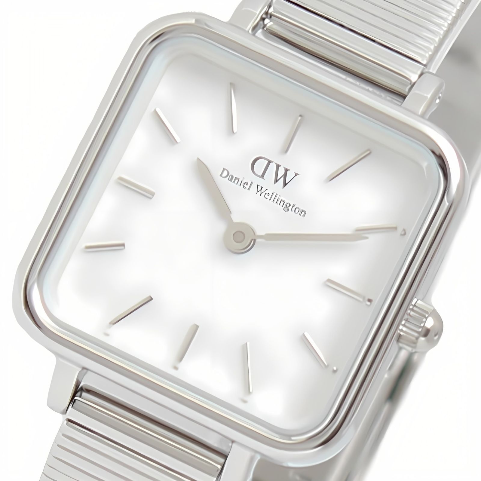 ギフト対応可 ダニエルウェリントン DANIEL 腕時計 QUADRO STUDIO 22 クアドロ ホワイト シルバー レディース アナログ クオーツ おしゃれ ブランド 記念 プレゼント ギフト