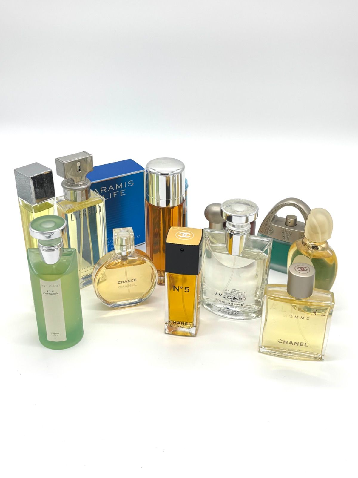 CHANEL BVLGARI他 香水セット13点、新品未開封&中古品 ブランド香水 まとめ売り シャネル ブルガリ他 合計14本 - メルカリ