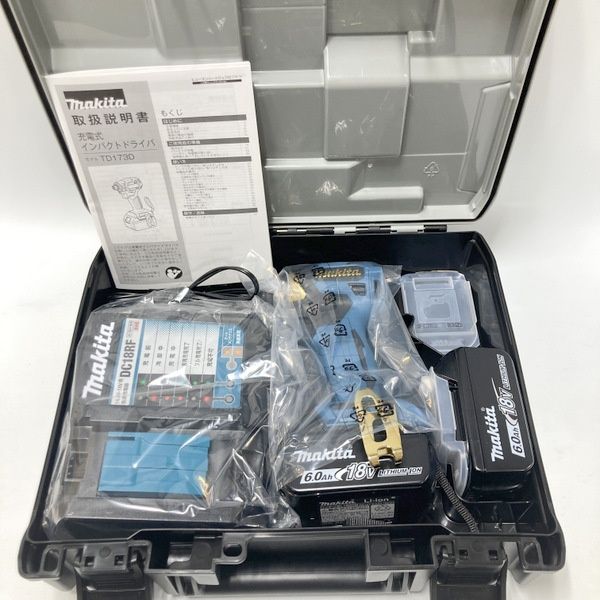  マキタ makita 充電式インパクトドライバ ブルー フルセット 18 V 6.0 Ah 20周年記念 色 台数 ≡DT 6936 電動インパクトドライバー ドリル ドライバー レンチ