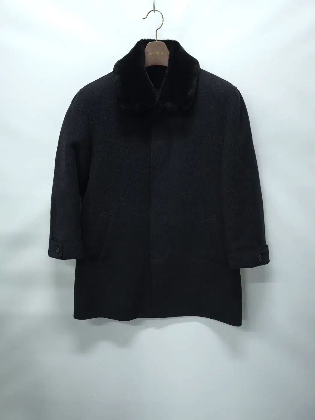 ケンブリッジ メンズ ダウン ウール ハーフコート