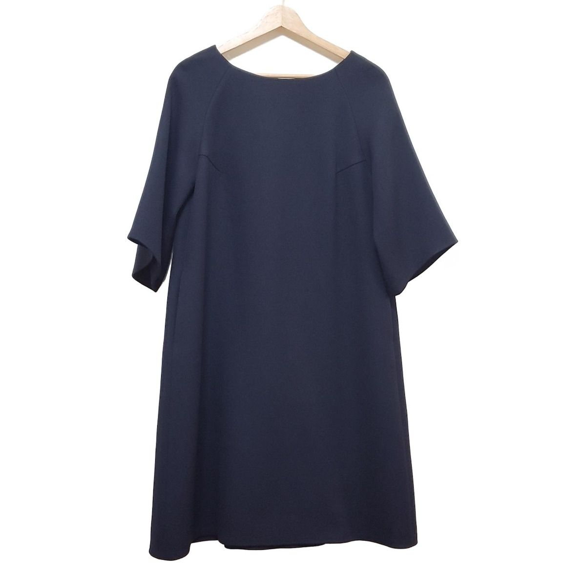 ADORE アドーア ワンピース サイズ36 S レディース - ダークネイビー 七分袖 ロング