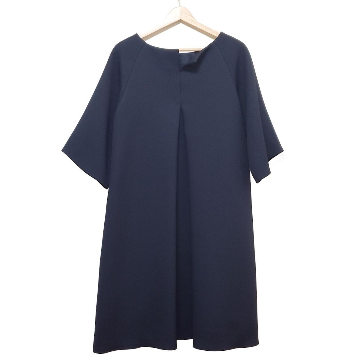 ADORE アドーア ワンピース サイズ36 S レディース - ダークネイビー 七分袖 ロング