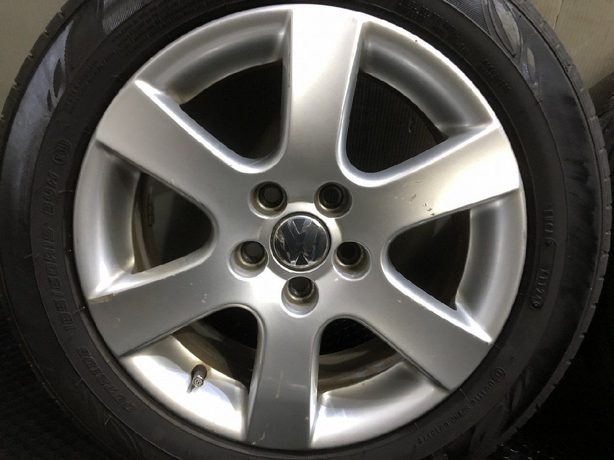 DUNLOP ENASAVE EC 300 185 60 R 15 夏タイヤ フォルクスワーゲン ホイール 15インチ 43 ポロ等 VTM 400