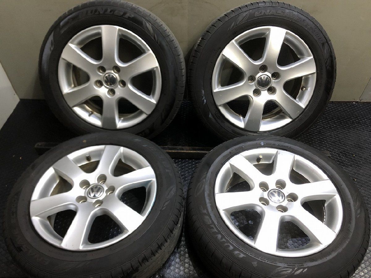 DUNLOP ENASAVE EC 300 185 60 R 15 夏タイヤ フォルクスワーゲン ホイール 15インチ 43 ポロ等 VTM 400