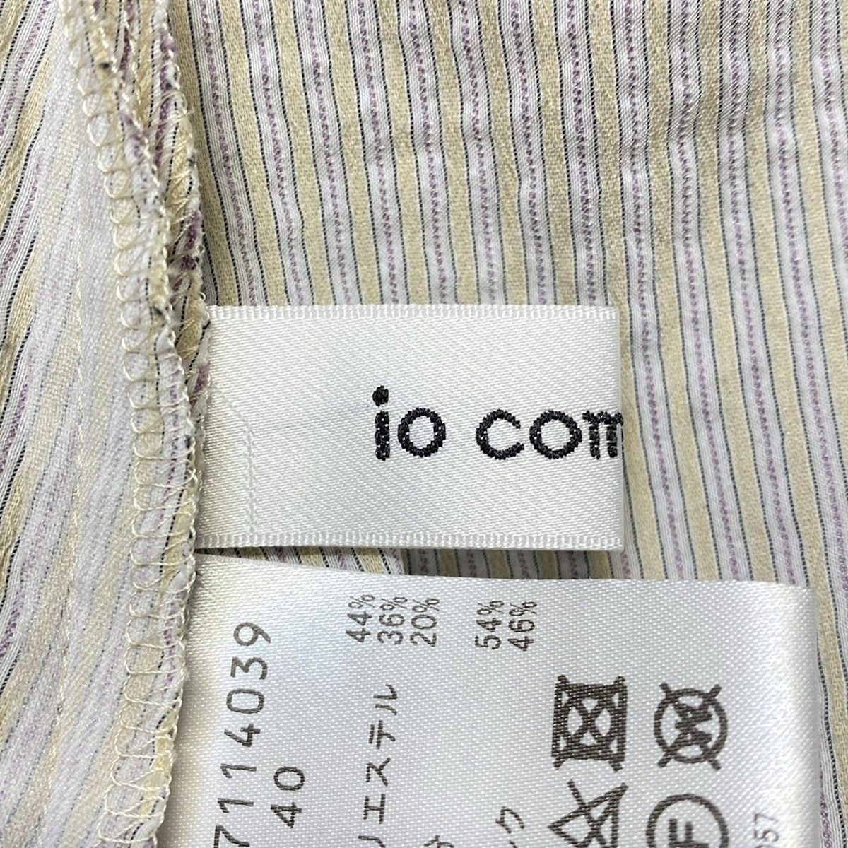 io comme io(イオコムイオ センソユニコ) カーディガン サイズ40 M