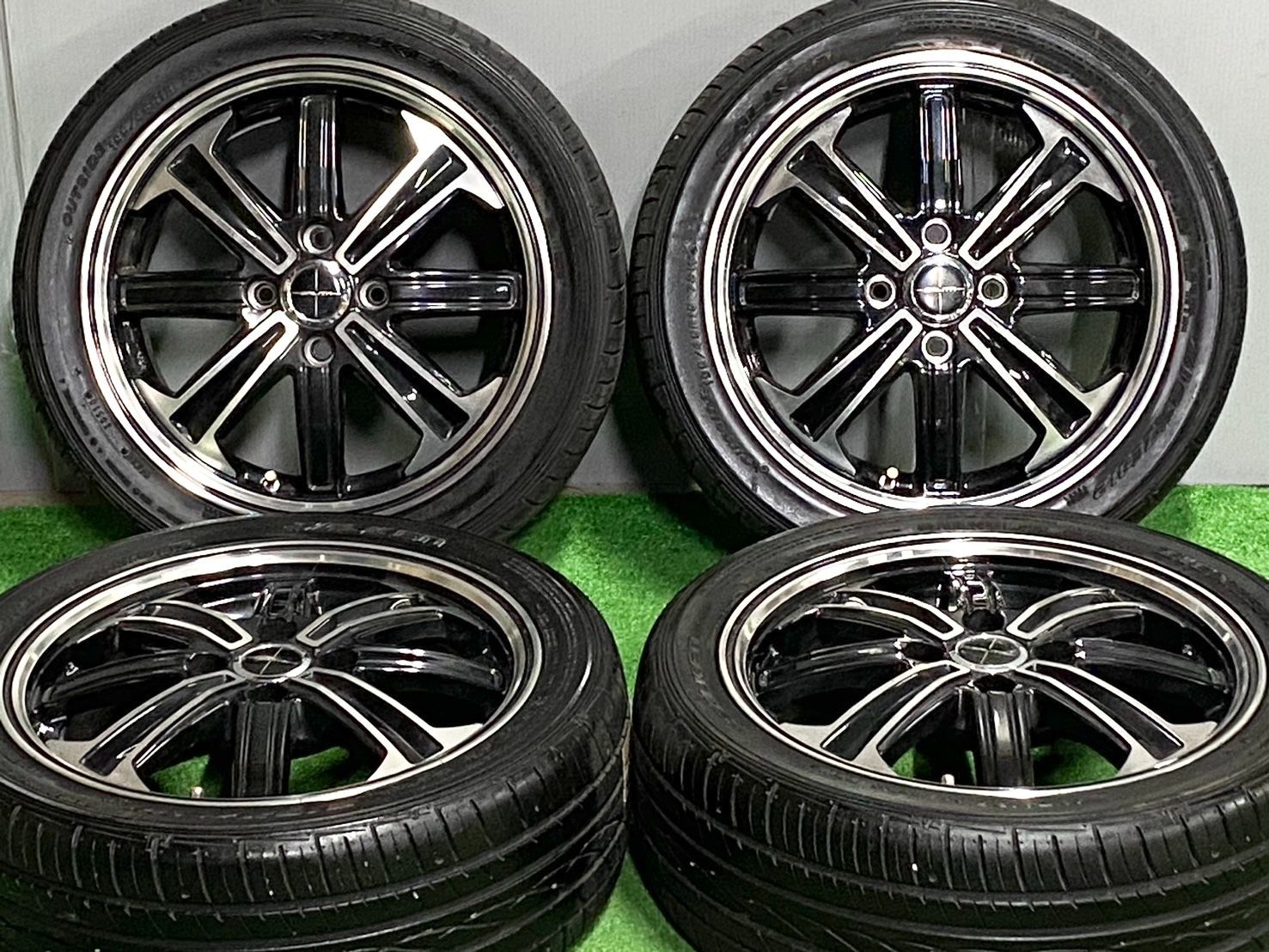 ︎ 即決品 SALITA 15 in 6 J 42 PCD 100 195 45 R ラジアル N BOX フリード フィット モビリオ bB アクア ヴィッツ キューブ カスタム