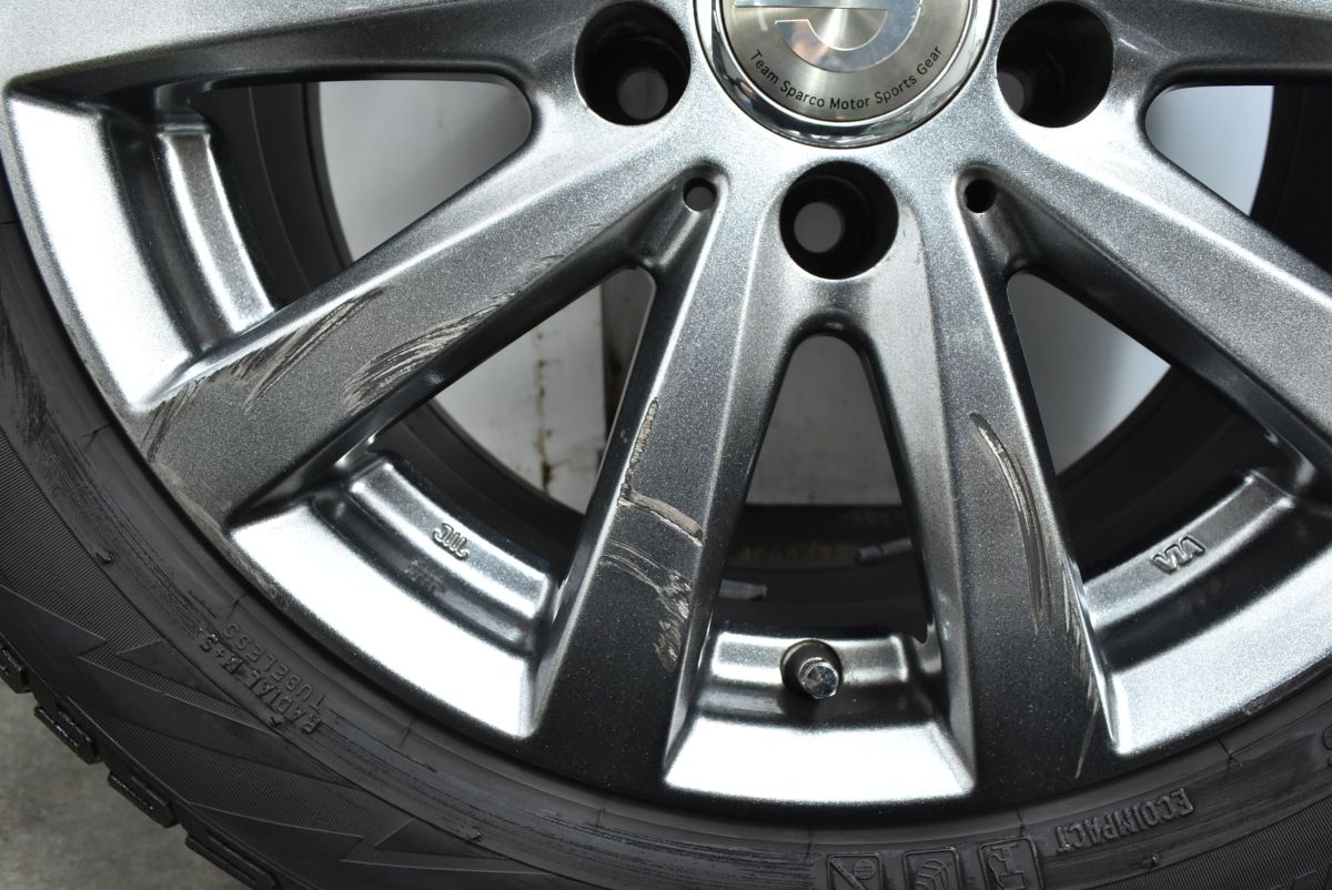  品 チームスパルコ 16 in 7 J 38 PCD 112 ピレリ アイスアシンメトリコ 205 55 R フォルクスワーゲン ゴルフ ジェッタ アウディ A 3 16インチ タイヤ ホイールセット