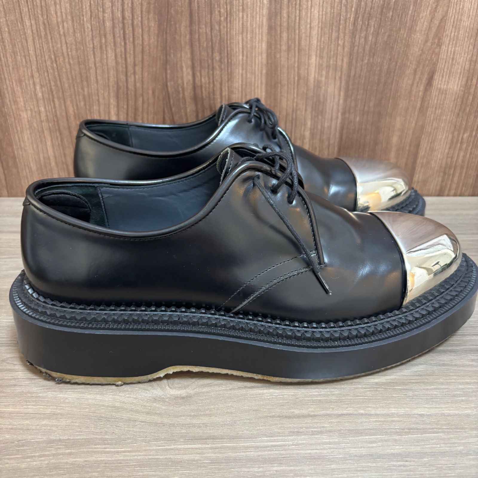 ダービーシューズ メタルトゥ