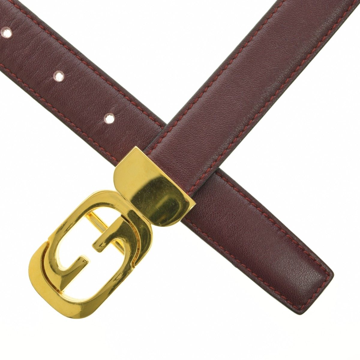 GUCCI】ダブルG インターロッキング ナローベルト - メルカリ