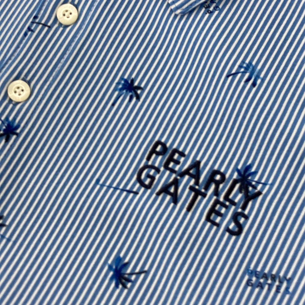 PEARLY GATESストライプ柄シャツ ゴルフ Lサイズ サイズ：1 PEARLY