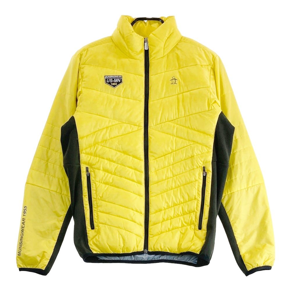 サイズ：M MUNSING WEAR マンシングウェア 中綿切替ジップジャケット