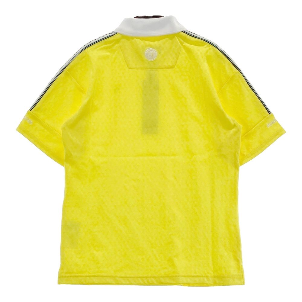 サイズ 0 PEARLY GATES パーリーゲイツ モデル 半袖ポロシャツ 肩ロゴ イエロー系 ゴルフウェア レディース ストスト