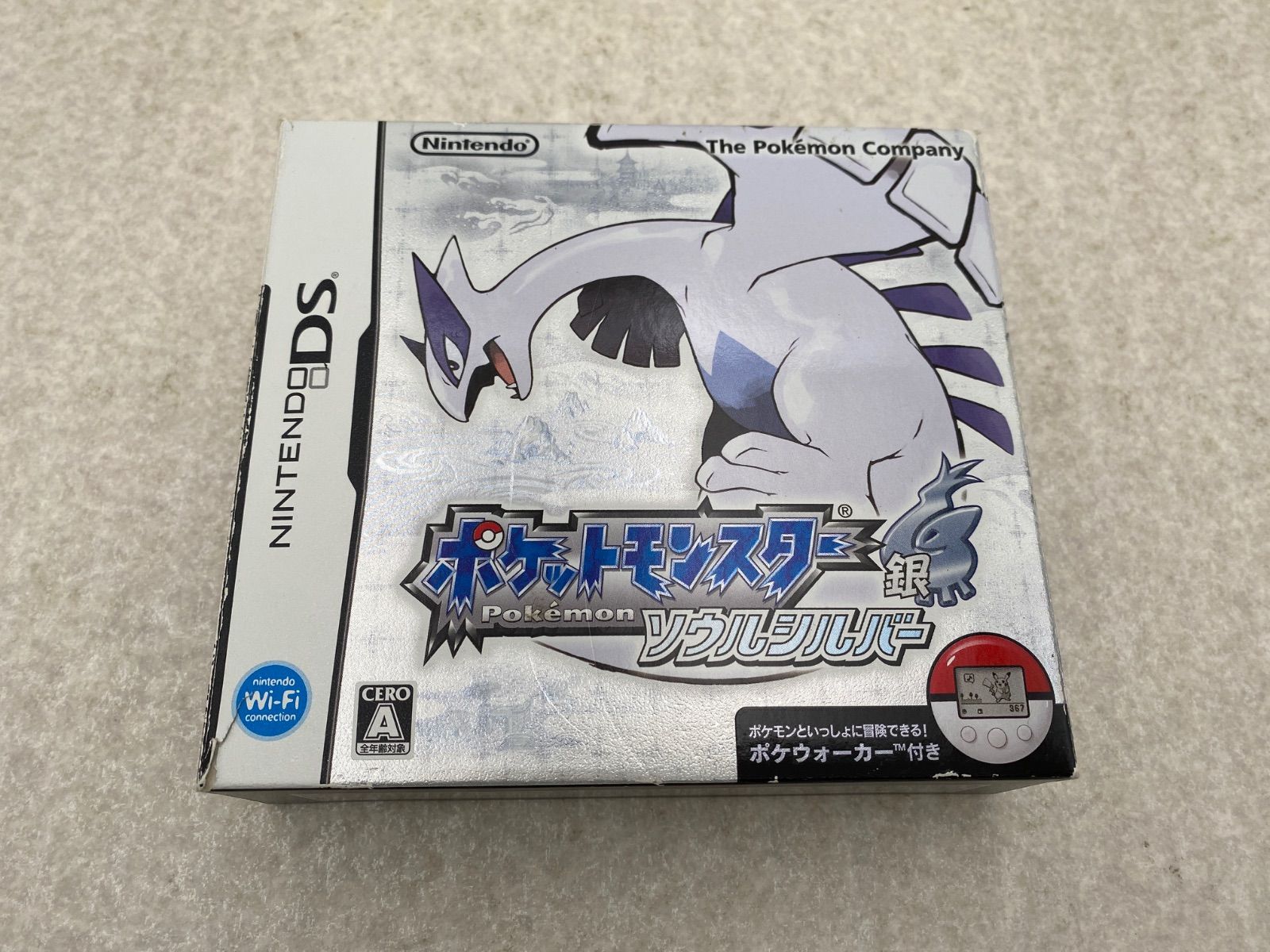 ポケットモンスター 銀 ソウルシルバー　ポケウォーカー ニンテンドーDS ポケットモンスター ソウルシルバー(ポケウォーカー付き) : Game Soft