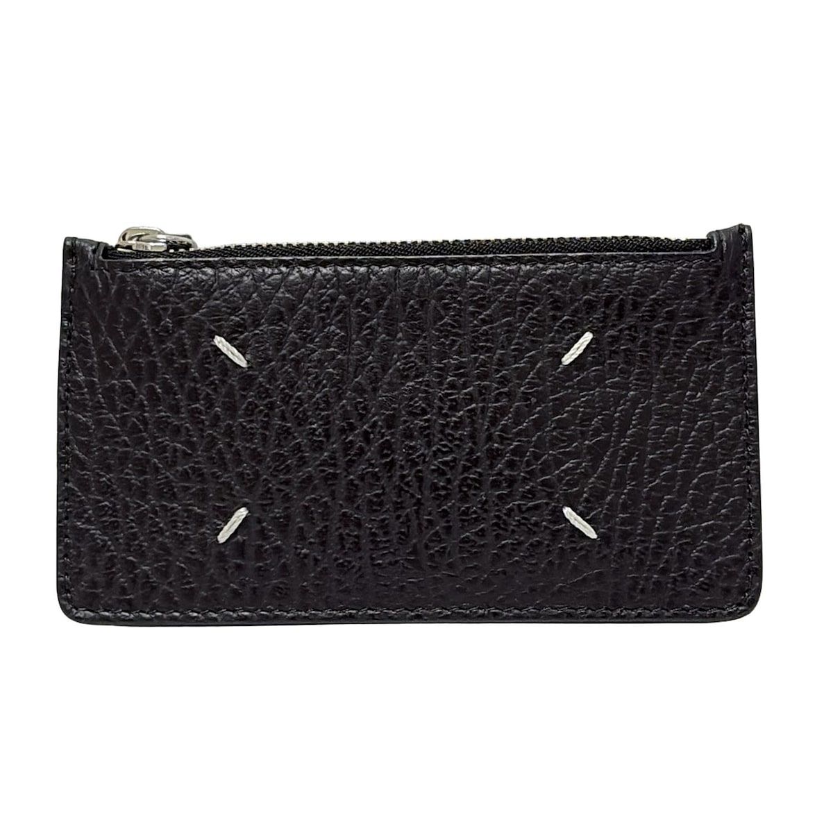Maison Margiela メゾンマルジェラ コインケース - 黒 カードケース付き レザー