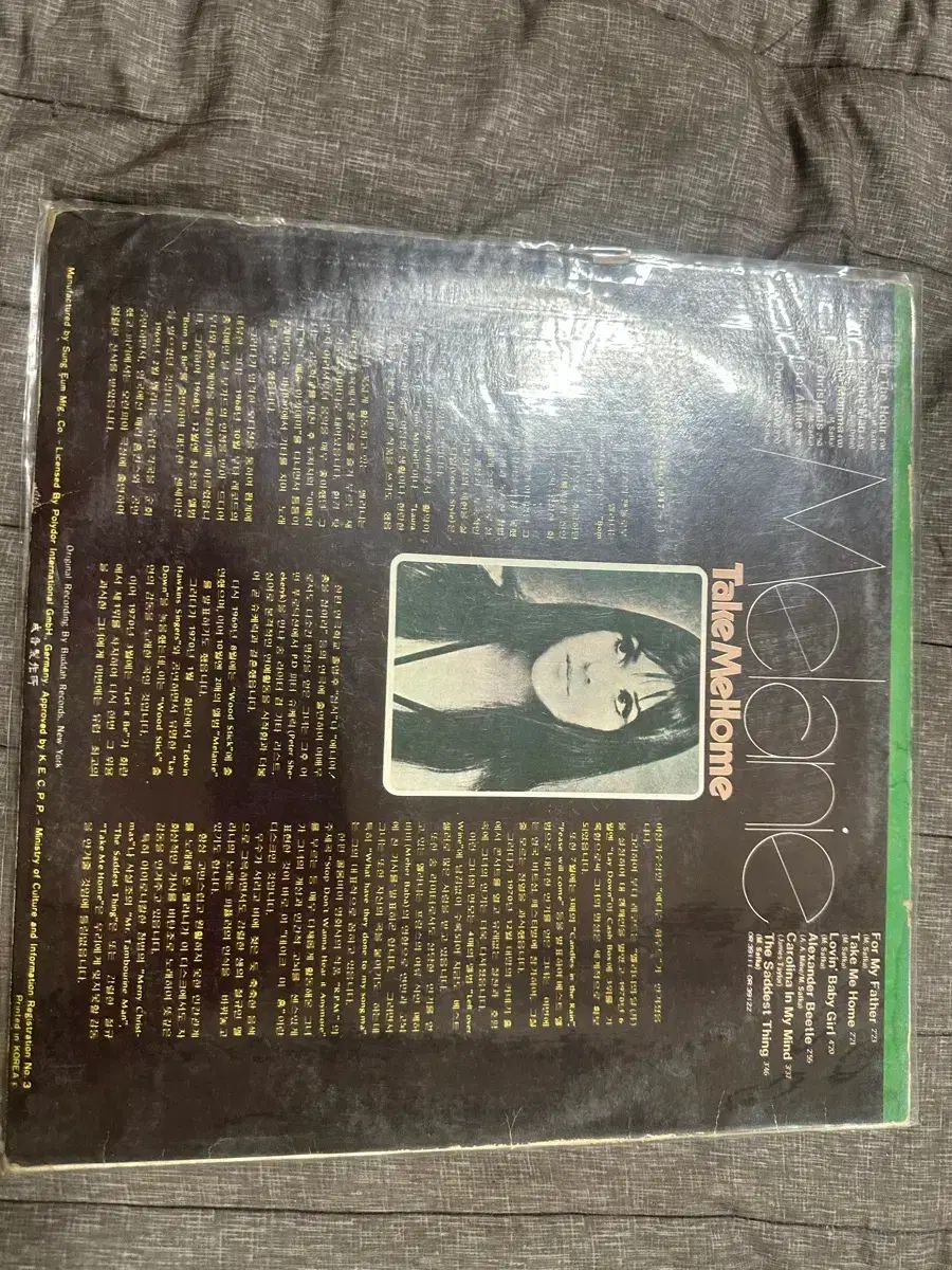 メラニー ( Melanie ） ー Take Me Home LP 工場 出品