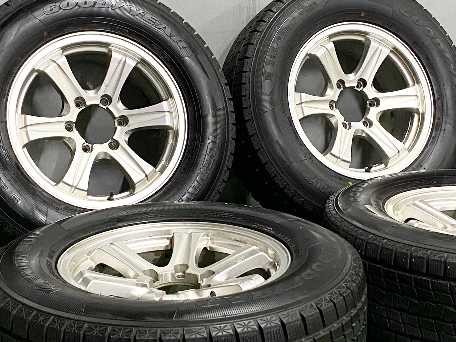 ︎ バリ溝スタッドレス Weds キーラー 17 in 7 5 J 23 PCD 139 アイスナビ SUV 265 65 R プラド ハイラックス サーフ パジェロ Mau y Ricky