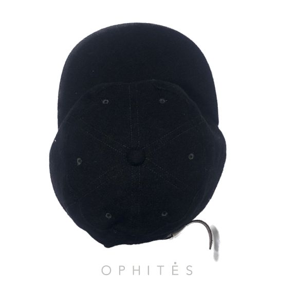 OPHITES VOYAGES HEAVY WOOL WORK CAP BLACK