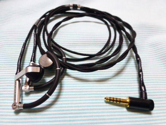 Bang Olufsen Earphones A 8 配線 完全張替え 改造 PureOCC 八芯 4 mm 5 L字 ンス接続