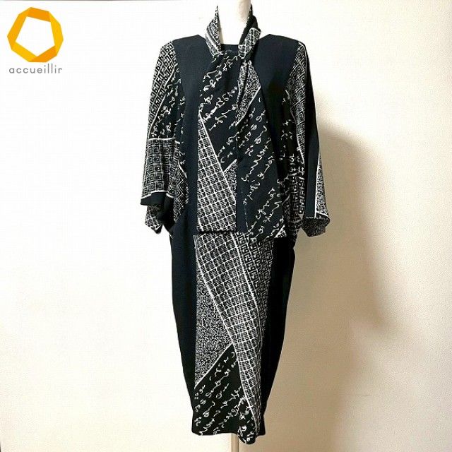 anc シセンドウ ヒトシタムラ 詩仙堂 HITOSHI TAMURA ワンピース 黒