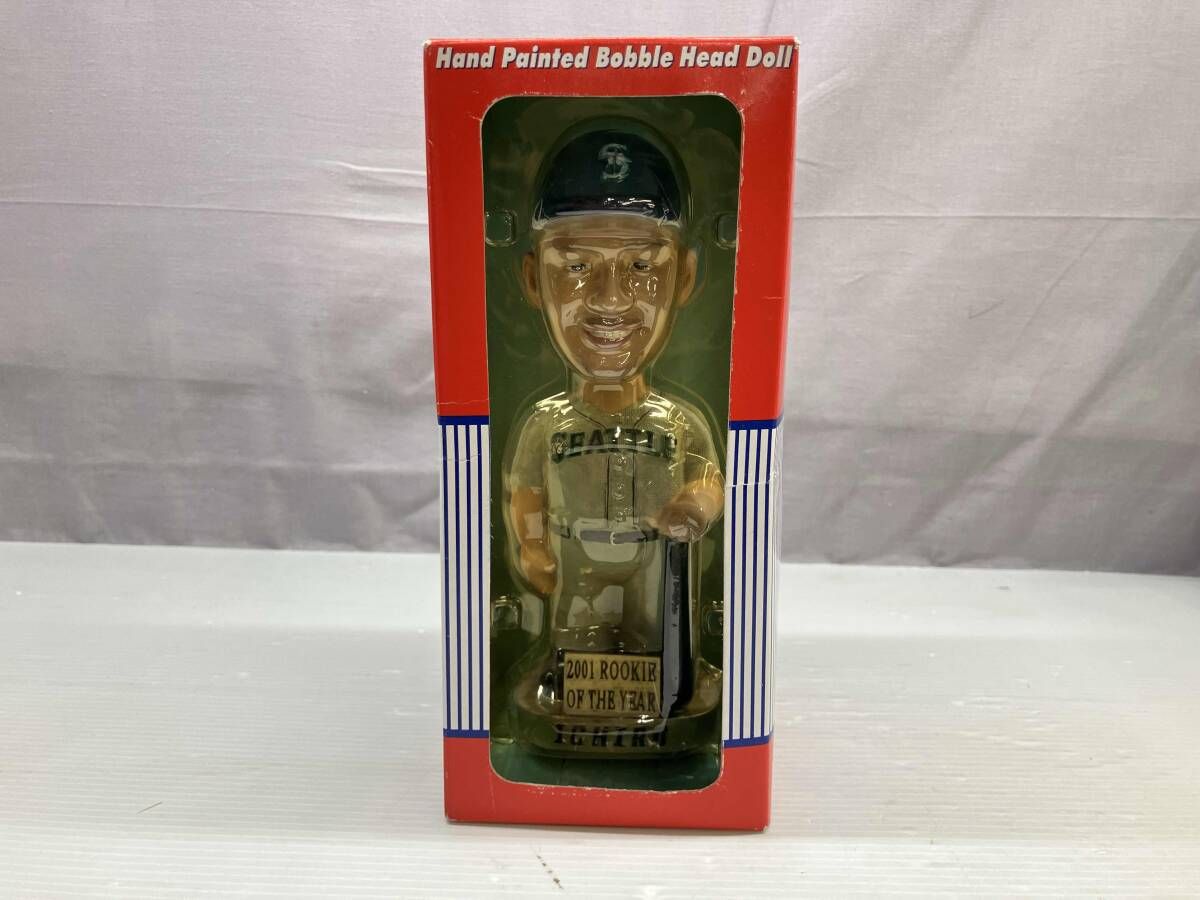 現状品 イチロー BOBBLE HEAD 首振り人形 シアトルマリナーズ 2001