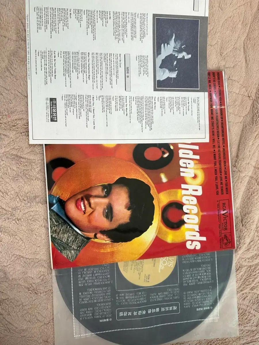 エルビス プレスリー ゴールデン Golden 記録 50 割引 周年 記念 韓国語クラス LP 出品